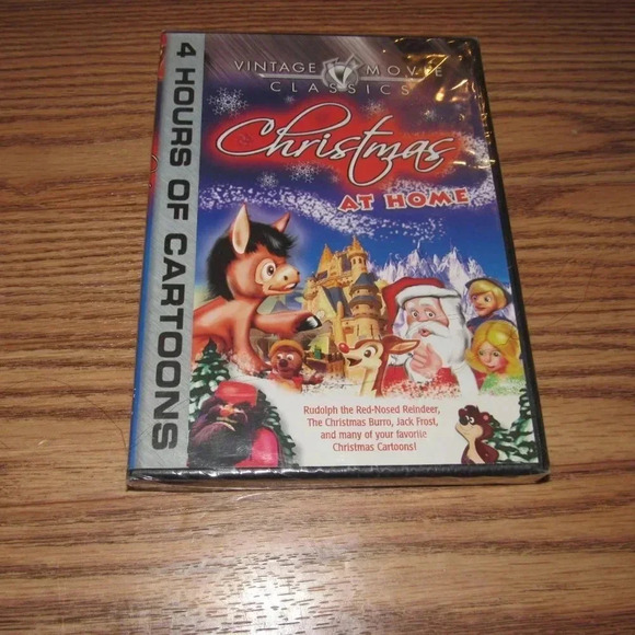 Vintage Movie Classics CHRISTMAS AT HOME DVD (4 hours of cartoons for kids!) - Picture 1 of 2